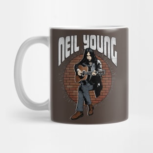 Neil Young and The Classic Guitar Mug